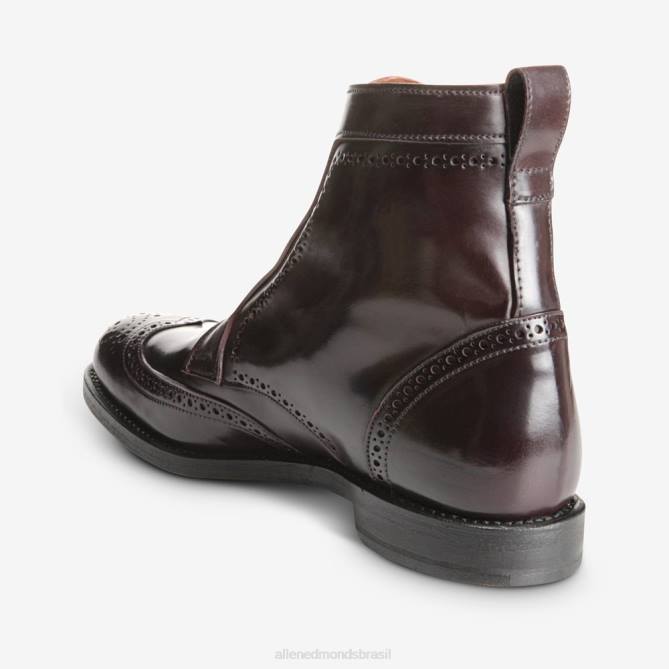 Allen Edmonds homens bota cordovan dalton shell 68T8D479 bordô de cordovão