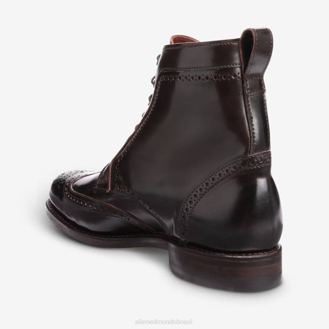 Allen Edmonds homens bota cordovan dalton shell 68T8D480 cordovão marrom