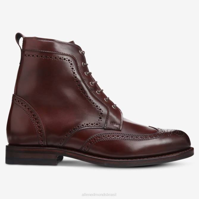 Allen Edmonds homens bota cordovan dalton shell 68T8D481 pimentão cordovan
