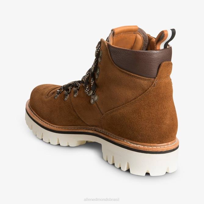 Allen Edmonds homens bota de caminhada de camurça aspen à prova de intempéries 68T8D118 camurça marrom seiva
