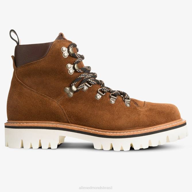 Allen Edmonds homens bota de caminhada de camurça aspen à prova de intempéries 68T8D118 camurça marrom seiva