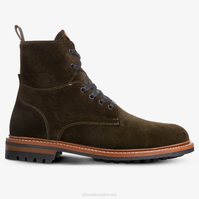 Allen Edmonds homens bota de combate de camurça chapman à prova de intempéries 68T8D102 verde