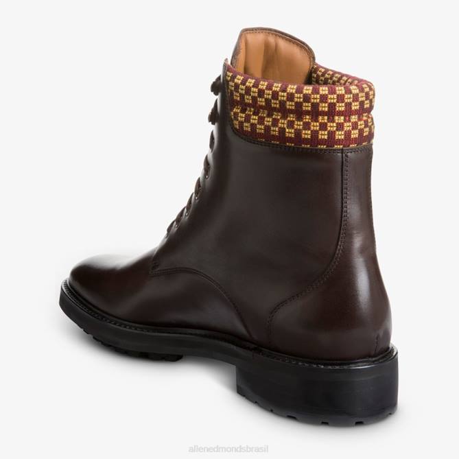 Allen Edmonds homens bota de combate safrim armando cabral 68T8D128 Borgonha