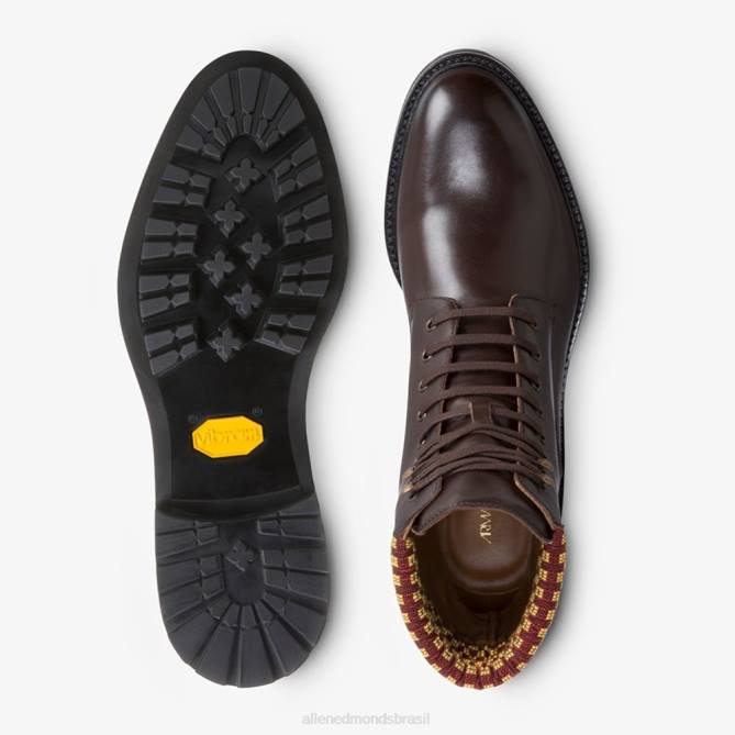 Allen Edmonds homens bota de combate safrim armando cabral 68T8D128 Borgonha