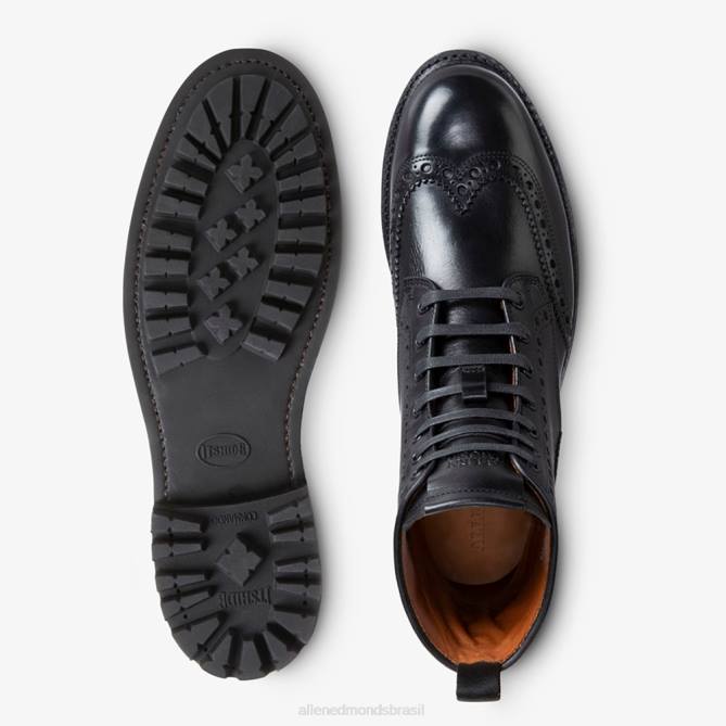 Allen Edmonds homens bota de ponta de asa à prova de intempéries chapman 68T8D472 preto