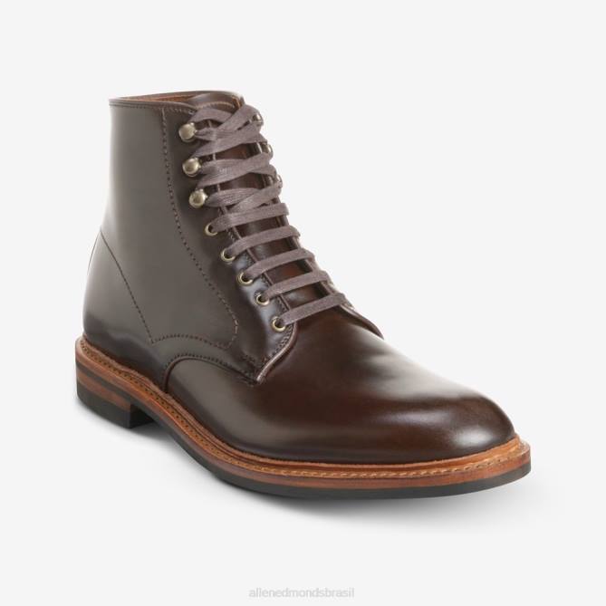 Allen Edmonds homens bota higgins mill com couro cordovan shell 68T8D290 cordovão marrom