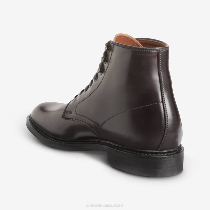 Allen Edmonds homens bota higgins mill com couro cordovan shell 68T8D291 bordô de cordovão