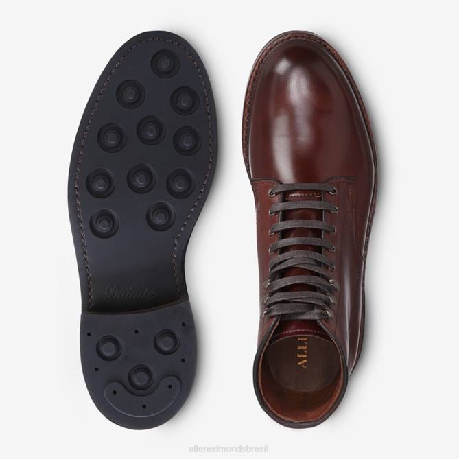 Allen Edmonds homens bota higgins mill com couro cordovan shell 68T8D30 pimentão cordovan