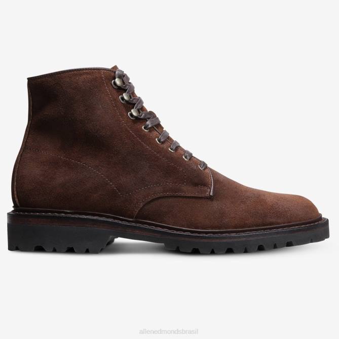 Allen Edmonds homens bota higgins mill com solado 68T8D471 camurça marrom rapé