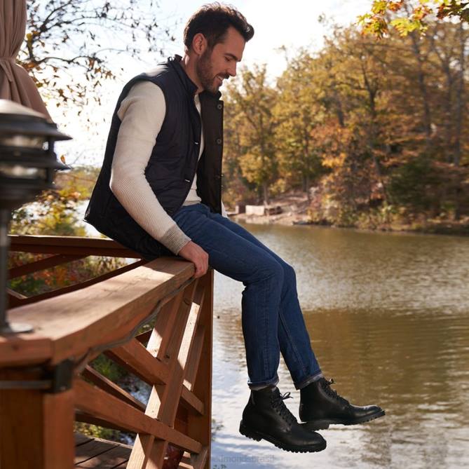 Allen Edmonds homens bota higgins mill à prova de intempéries com sola lug 68T8D19 preto