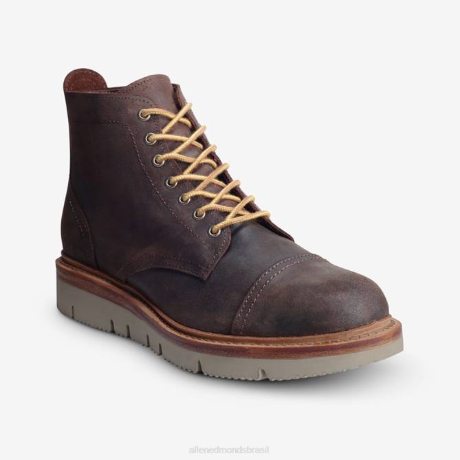 Allen Edmonds homens bota park city com cadarço e resistente a intempéries 68T8D148 camurça marrom rapé
