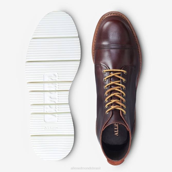Allen Edmonds homens bota park city com cadarço e resistente a intempéries 68T8D488 Borgonha