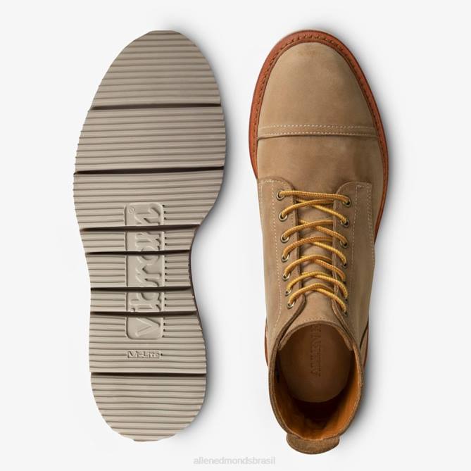 Allen Edmonds homens bota park city com cadarço e resistente a intempéries 68T8D490 bronzeado