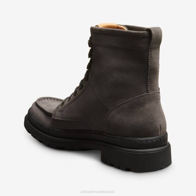 Allen Edmonds homens bota sawyer com cadarço e resistente a intempéries 68T8D91 camurça cinza