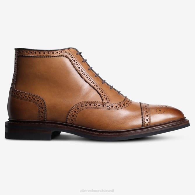 Allen Edmonds homens bota social hamilton oxford à prova de intempéries 68T8D341 noz marrom