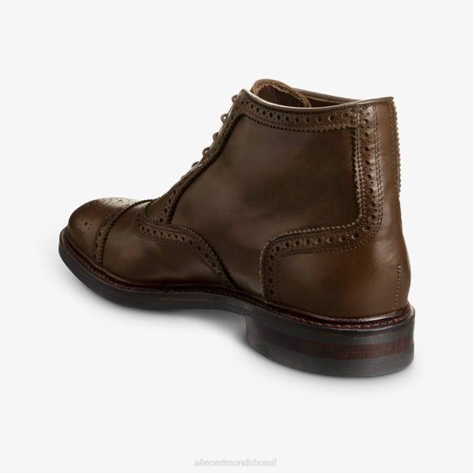 Allen Edmonds homens bota social hamilton oxford à prova de intempéries 68T8D344 marrom