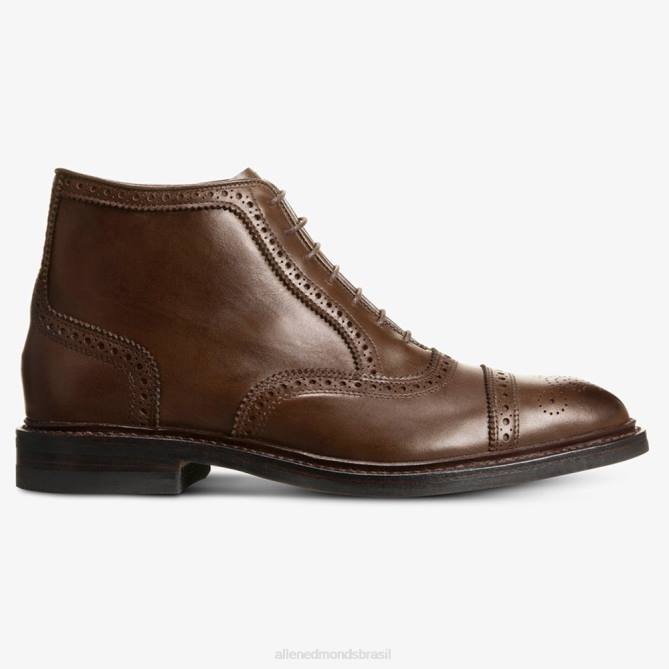 Allen Edmonds homens bota social hamilton oxford à prova de intempéries 68T8D344 marrom