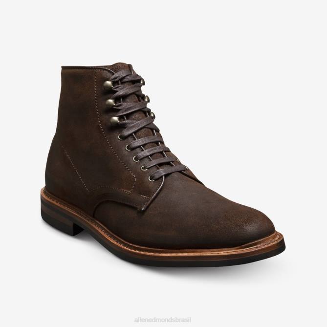 Allen Edmonds homens Higgins Mill bota à prova de intempéries 68T8D280 camurça encerada marrom