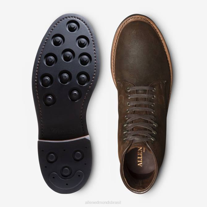 Allen Edmonds homens Higgins Mill bota à prova de intempéries 68T8D280 camurça encerada marrom