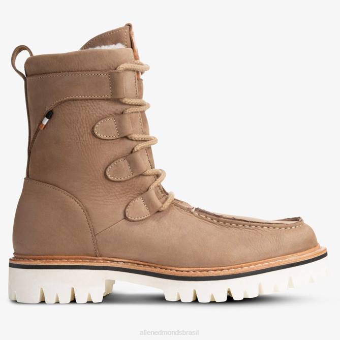 Allen Edmonds homens bota logger de camurça silverlake 68T8D119 bronzeado