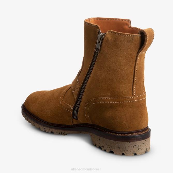 Allen Edmonds homens bota moto camurça discovery armando cabral 68T8D129 conhaque