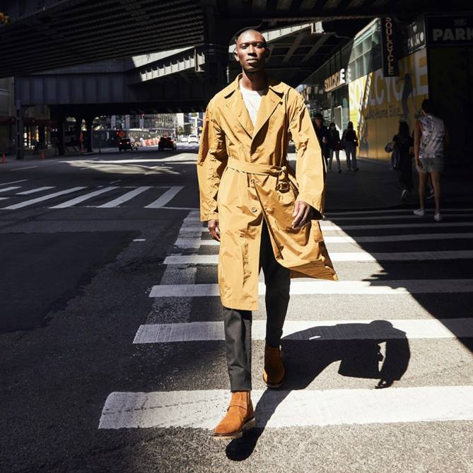 Allen Edmonds homens bota moto camurça discovery armando cabral 68T8D129 conhaque