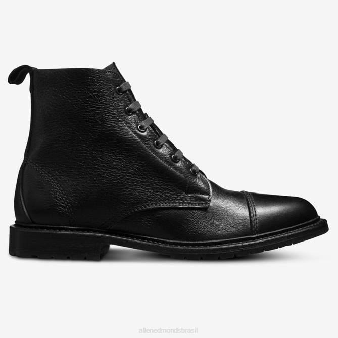 Allen Edmonds homens botas cap toe normandy 68T8D145 preto