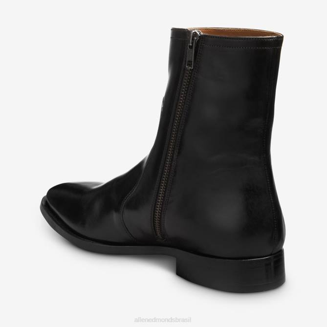 Allen Edmonds homens bota com zíper siena 68T8D149 preto