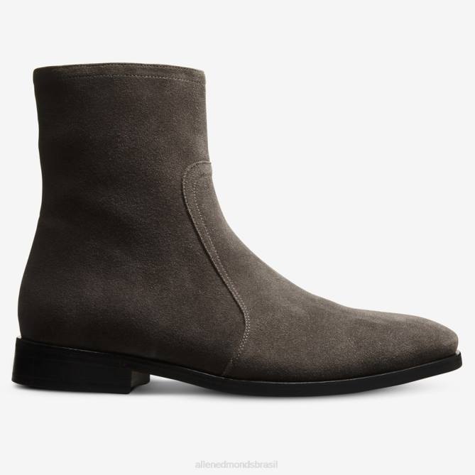 Allen Edmonds homens bota com zíper siena 68T8D491 camurça cinza