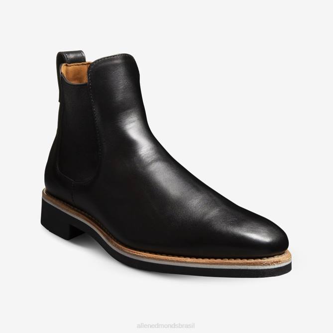 Allen Edmonds homens bota chelsea com assinatura do liverpool 68T8D50 couro preto
