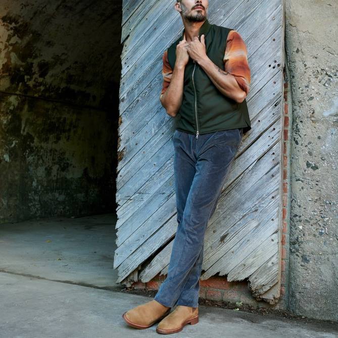 Allen Edmonds homens bota chelsea denali 68T8D62 camurça marrom