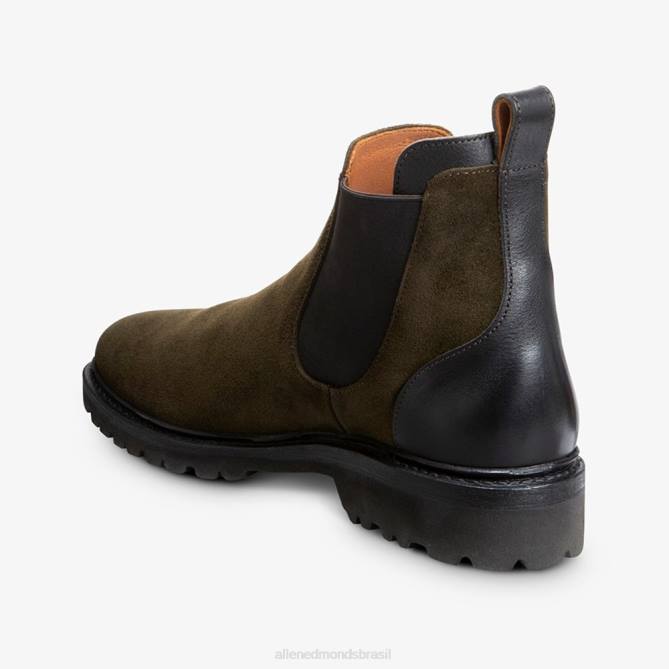 Allen Edmonds homens bota chelsea descoberta 68T8D413 caça verde
