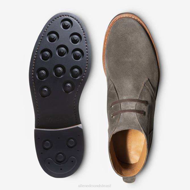 Allen Edmonds homens bota chukka chandler 68T8D379 piombo camurça