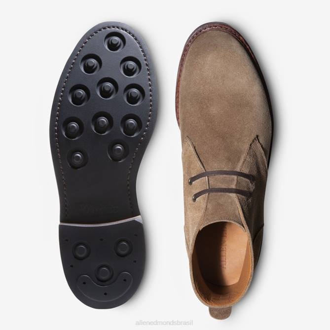 Allen Edmonds homens bota chukka chandler 68T8D380 camurça marrom