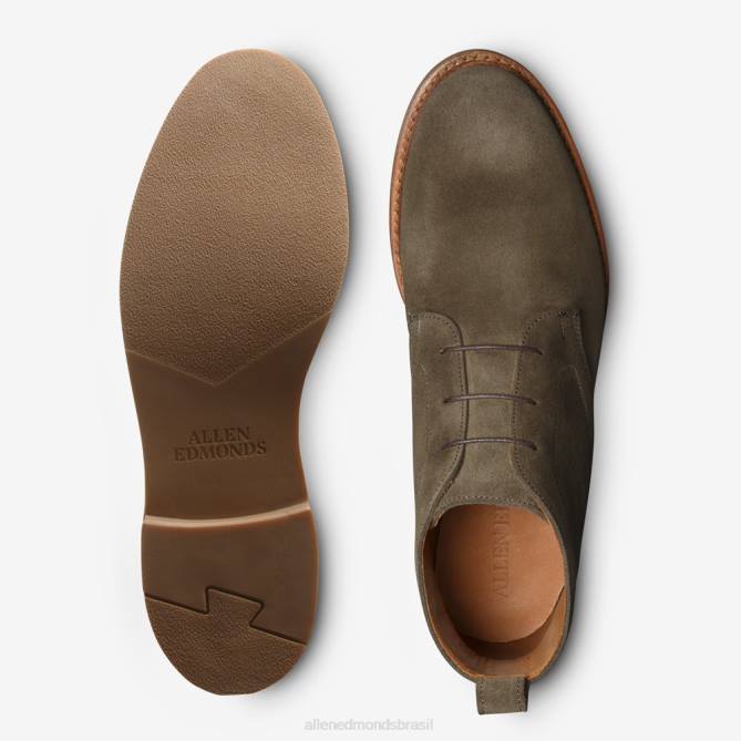 Allen Edmonds homens bota chukka denali 68T8D485 camurça loden