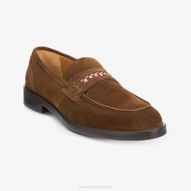 Allen Edmonds homens bolama mocassim de camurça por armando cabral 68T8D125 marrom
