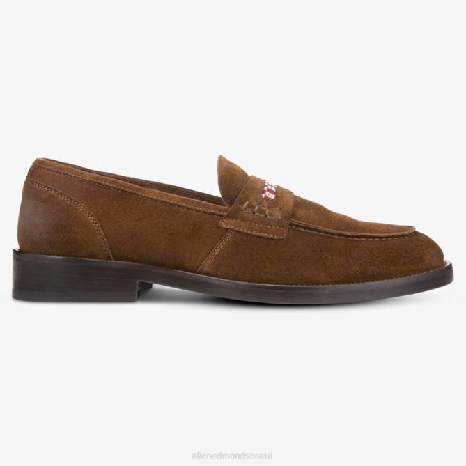 Allen Edmonds homens bolama mocassim de camurça por armando cabral 68T8D125 marrom