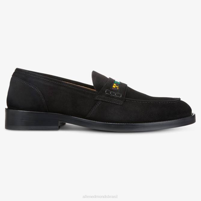 Allen Edmonds homens bolama mocassim de camurça por armando cabral 68T8D464 preto