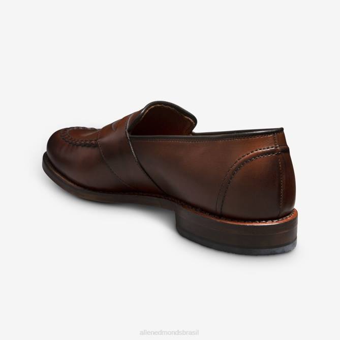 Allen Edmonds homens mocassim randolph penny 68T8D90 pimentão escuro