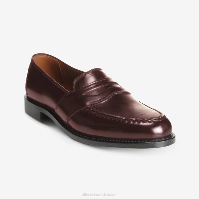 Allen Edmonds homens randolph shell cordovan mocassim penny 68T8D300 bordô de cordovão