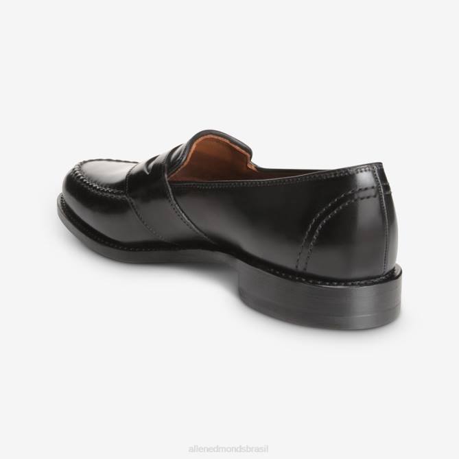 Allen Edmonds homens randolph shell cordovan mocassim penny 68T8D34 cordovão preto