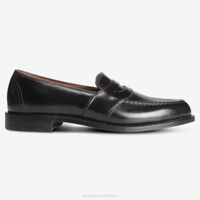 Allen Edmonds homens randolph shell cordovan mocassim penny 68T8D34 cordovão preto