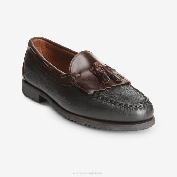 Allen Edmonds homens mocassim borla nashua 68T8D440 Preto amarronzado