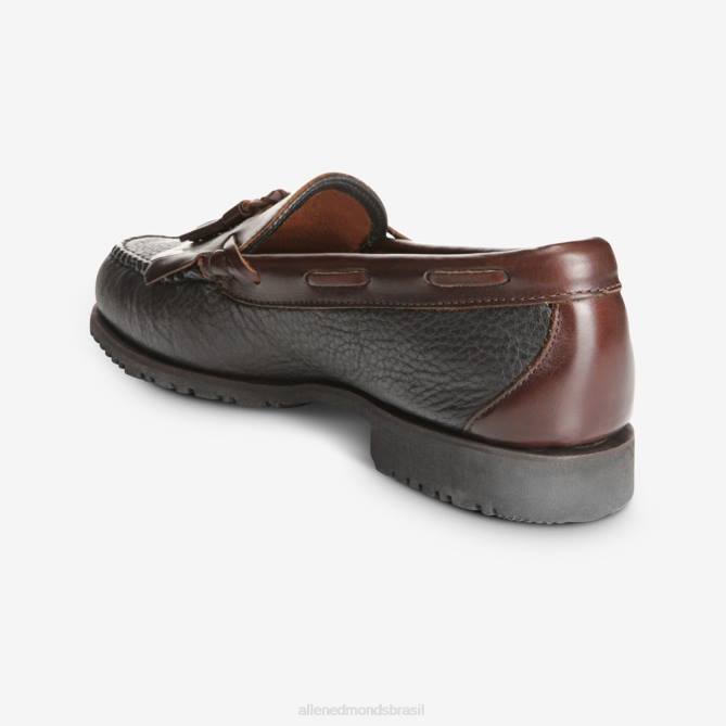 Allen Edmonds homens mocassim borla nashua 68T8D440 Preto amarronzado