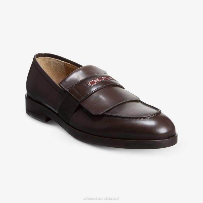 Allen Edmonds homens bissau vestido mocassim por armando cabral 68T8D126 conhaque