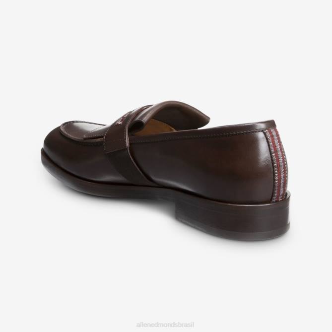 Allen Edmonds homens bissau vestido mocassim por armando cabral 68T8D126 conhaque