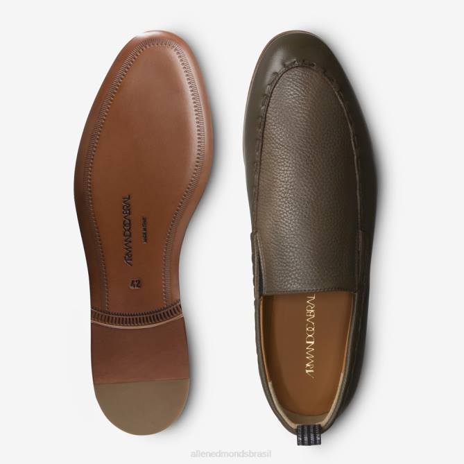 Allen Edmonds homens bula casual loafer de armando cabral 68T8D124 Oliva