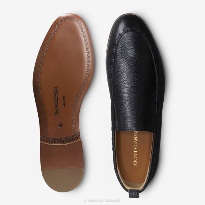 Allen Edmonds homens bula casual loafer de armando cabral 68T8D463 preto