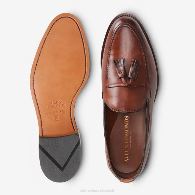 Allen Edmonds homens mocassim tassel grayson 68T8D332 pimentão escuro