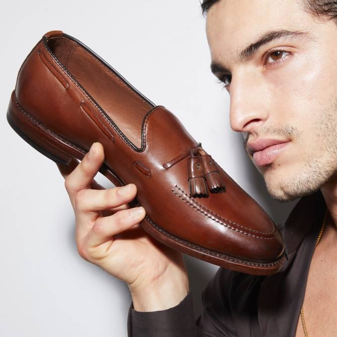 Allen Edmonds homens mocassim tassel grayson 68T8D332 pimentão escuro